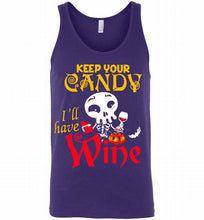 Keep your candy I’ll have wine Tank