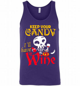 Keep your candy I’ll have wine Tank