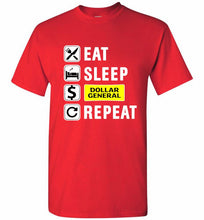 Eat Sleep Dollar General Repeat Shirt