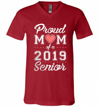Proud mom of a 2019 senior V-Neck Shirt