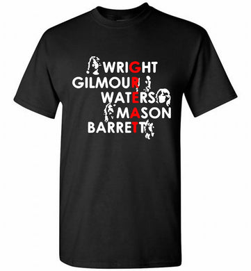 Pink Floyd Great Wright Gilmous Waters Mason Shirt