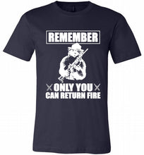 Remember Only You Can Return Fire Canvas USA