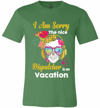 Skull Version I Am Sorry The Nice Dispatcher Is On Vacation Canvas USA