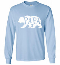 Papa Bear Gildan Long Shirt