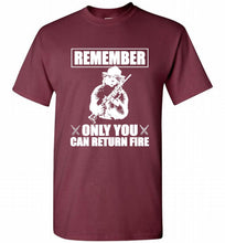 Remember Only You Can Return Fire Shirt