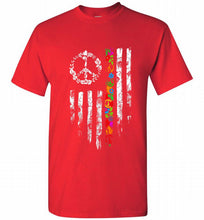 Peace flower American flag Shirt