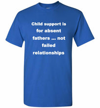 Child Support Is For Absent Fathers Not Failed Relationships Shirt