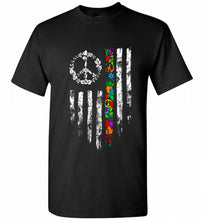 Peace flower American flag Shirt
