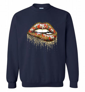 San Francisco 49ers Lip Crewneck Sweatshirt