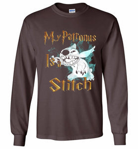 My Patronus Is A Stitch Gildan Long Shirt