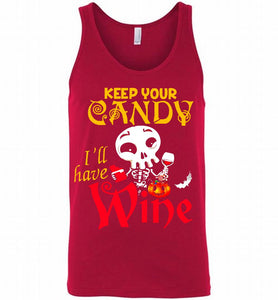 Keep your candy I’ll have wine Tank