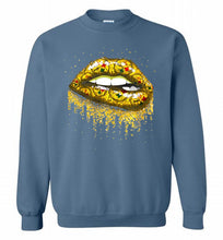 Sexy Pittsburgh Steelers Lips Football Crewneck Sweatshirt