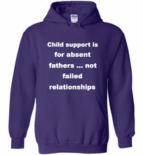 Child Support Is For Absent Fathers Not Failed Relationships Hoodie