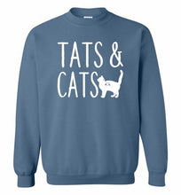 Tats And Cats Crewneck Sweatshirt
