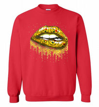 Sexy Pittsburgh Steelers Lips Football Crewneck Sweatshirt