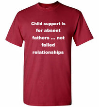 Child Support Is For Absent Fathers Not Failed Relationships Shirt