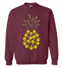 Pineapple Weed Leaf Crewneck Sweatshirt