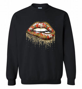San Francisco 49ers Lip Crewneck Sweatshirt