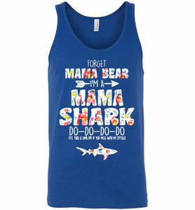 Flower Forget Mama Bear I’m A Mama Shark Do-Do-Do-Do Tank