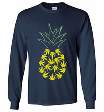 Pineapple Weed Leaf Gildan Long Shirt