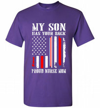 My Son Has Your Back Proud Nurse Mom Shirt