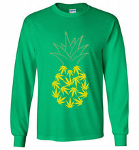 Pineapple Weed Leaf Gildan Long Shirt