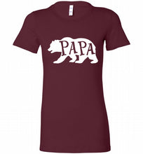 Papa Bear Bella Ladies Tee