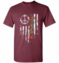 Peace flower American flag Shirt