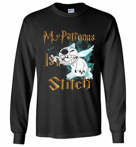 My Patronus Is A Stitch Gildan Long Shirt