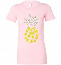 Pineapple Weed Leaf Bella Ladies Tee