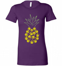 Pineapple Weed Leaf Bella Ladies Tee