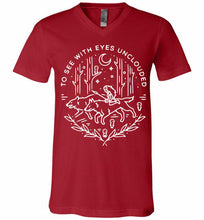 Princess Mononoke To See With Eyes Unclouded V-Neck Shirt