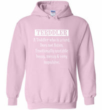 Terddler A Toddler Who Is A Turd Does Not Listen Hoodie