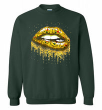 Sexy Pittsburgh Steelers Lips Football Crewneck Sweatshirt
