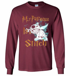 My Patronus Is A Stitch Gildan Long Shirt