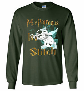 My Patronus Is A Stitch Gildan Long Shirt