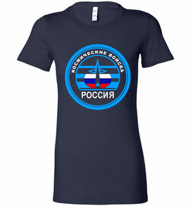 Russia Mocking Up Of Space Force Bella Ladies Tee