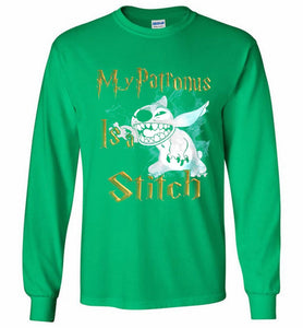 My Patronus Is A Stitch Gildan Long Shirt
