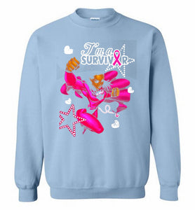 I'm A Survivor What Does Not Destrory Me Makes Me Stronger Crewneck Sweatshirt