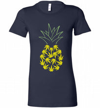 Pineapple Weed Leaf Bella Ladies Tee