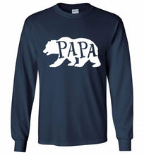Papa Bear Gildan Long Shirt