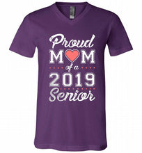 Proud mom of a 2019 senior V-Neck Shirt