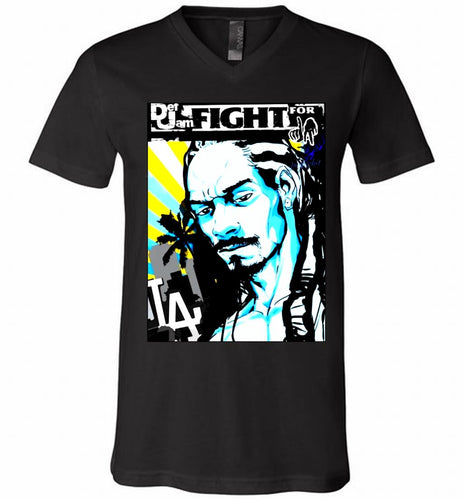 Def Jam Fight For LA V-Neck Shirt
