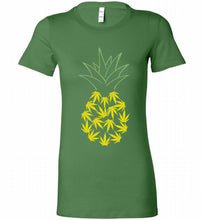 Pineapple Weed Leaf Bella Ladies Tee