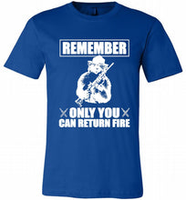 Remember Only You Can Return Fire Canvas USA