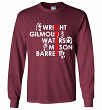 Pink Floyd Great Wright Gilmous Waters Mason Gildan Long Shirt