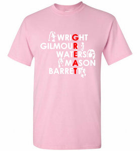 Pink Floyd Great Wright Gilmous Waters Mason Shirt