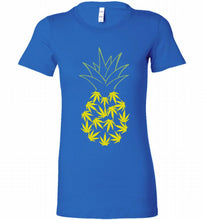 Pineapple Weed Leaf Bella Ladies Tee