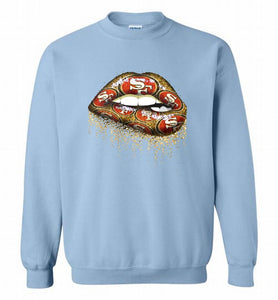 San Francisco 49ers Lip Crewneck Sweatshirt