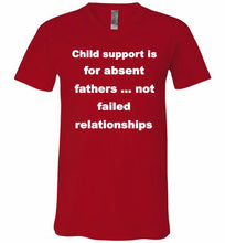 Child Support Is For Absent Fathers Not Failed Relationships V-Neck Shirt